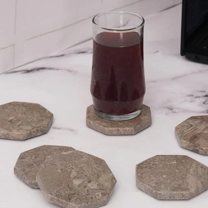 Marble Star Coasters - Set of 6