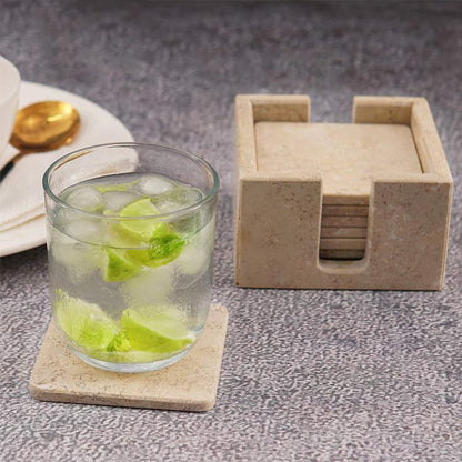 Marble Coaster Set - Square
