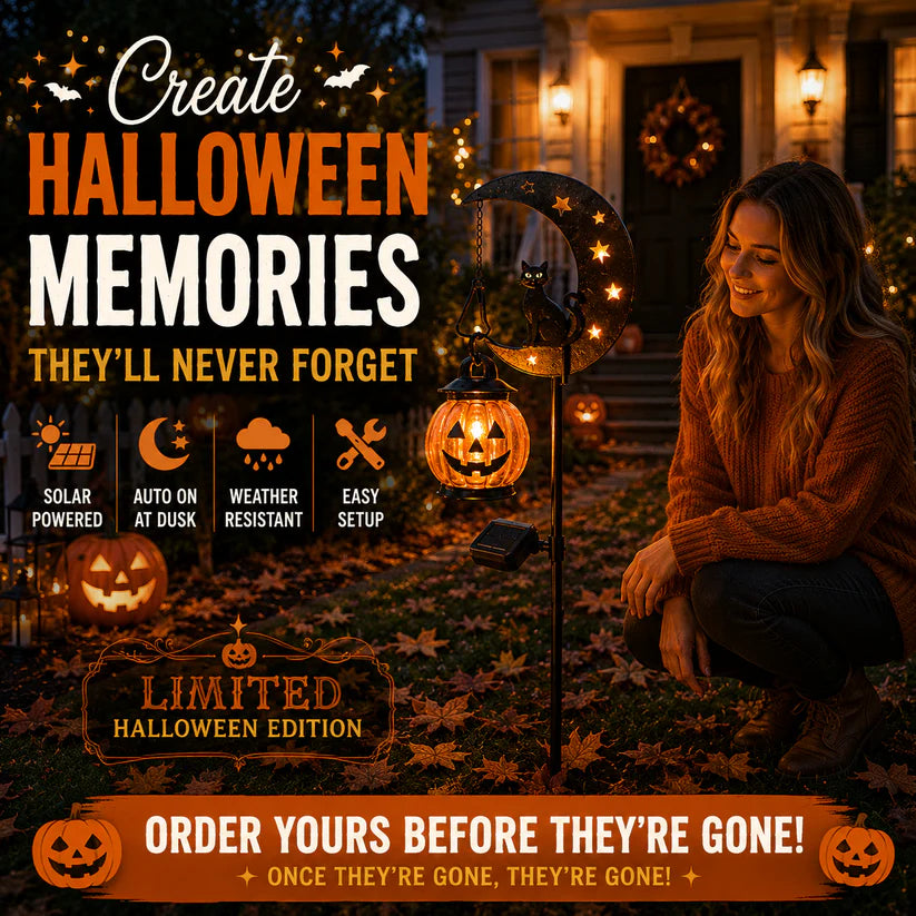 Solar Halloween Garden Stake Light — 33" Spooky Outdoor Decor 12