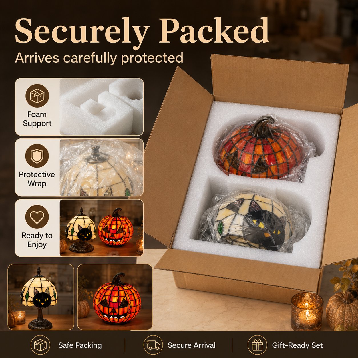 Pumpkin Glow Halloween lamp 6