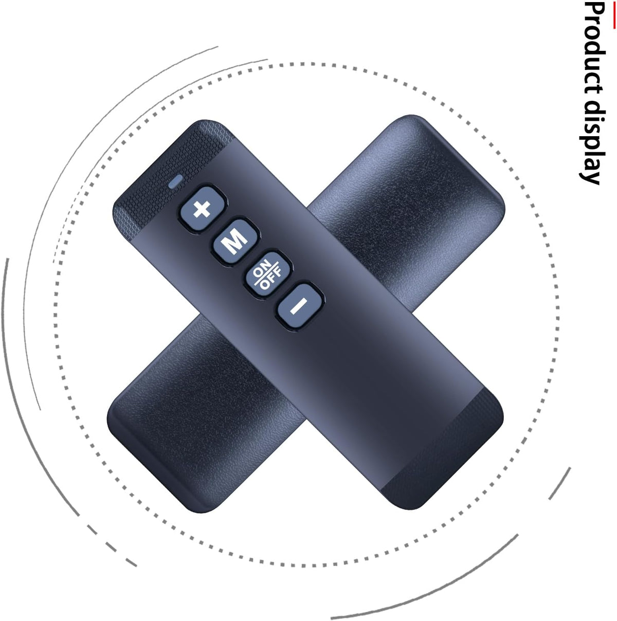 The four buttons in close detail