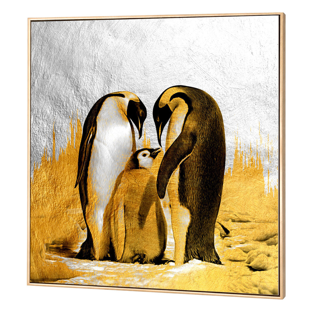 Yezi Modern Wall Art Canvas Abstract 80×80cm Framed Artwork Home Office Decor — image 1