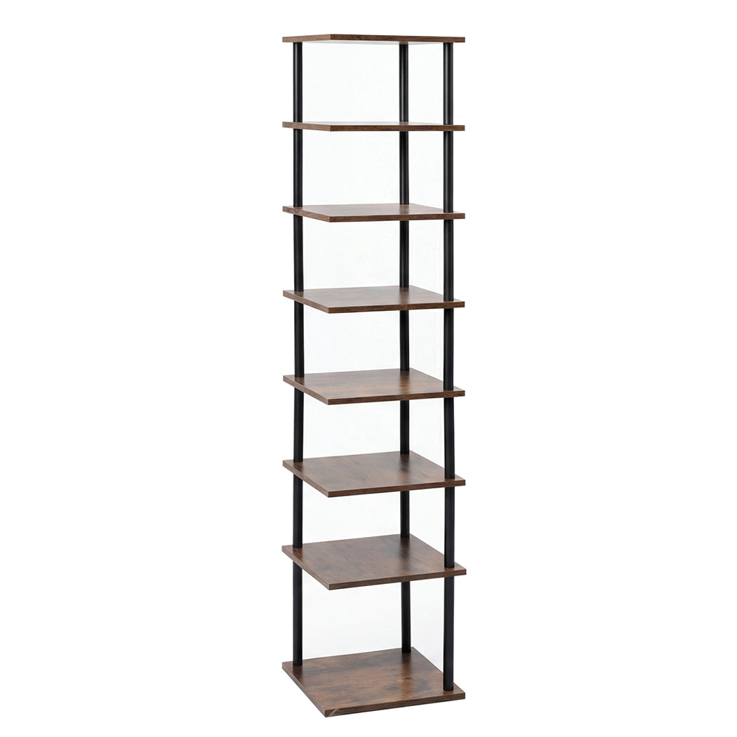 Levede Vertical Shoe Rack 8-Tier Space Saving Narrow Corner Organiser Storage — image 1