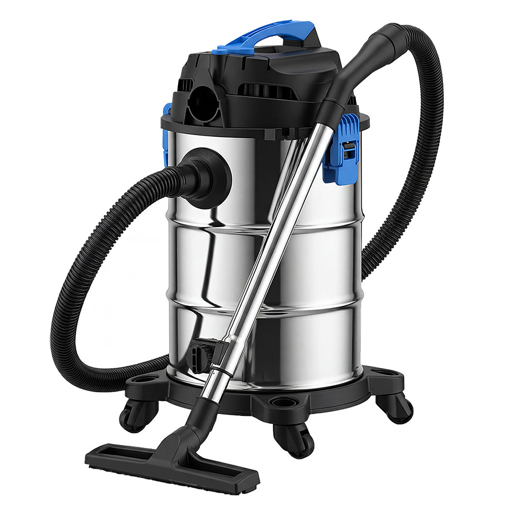 Spector 30L Wet Dry Vacuum Cleaner Blower Car Home Carpet Cleaning Portable — image 1