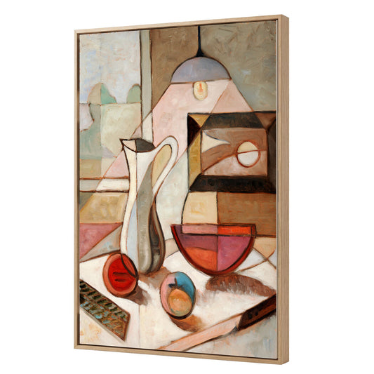 Yezi Modern Wall Art Canvas Abstract 70×100cm Framed Artwork Home Office Decor — image 1