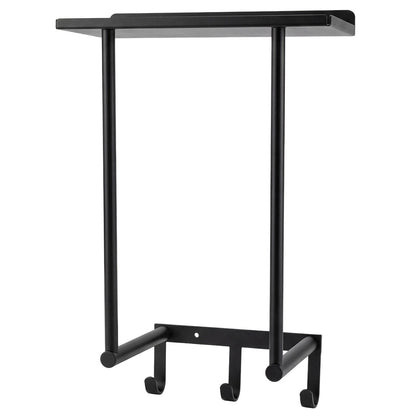 Levede Wall Mounted Towel Rack Towel Holder 3 Hooks Bathroom Towel Storage — image 1