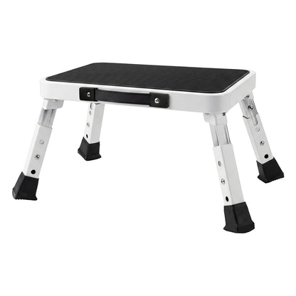 Levede Folding Aluminium Step Stool 150kg 3 Height Adjustable Portable Multi-Use — image 1