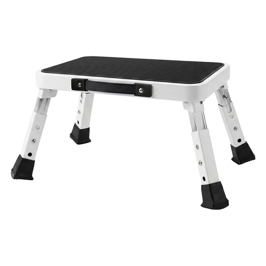 Levede Folding Aluminium Step Stool 150kg 3 Height Adjustable Portable Multi-Use — image 1