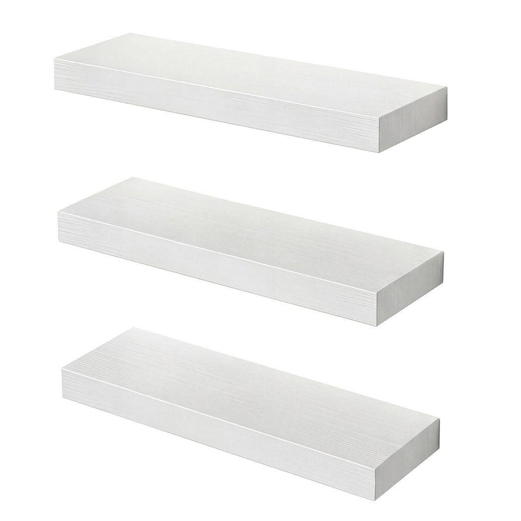 Levede Floating Wall Shelf 3 PCS DIY Wall Mounted Bookshelf Display Storage Rack — image 1