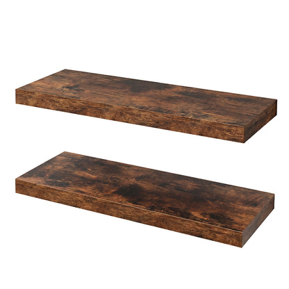 Levede Floating Wall Shelf 2 PCS Wall Mounted Shelves Book Display Storage Rack — image 1