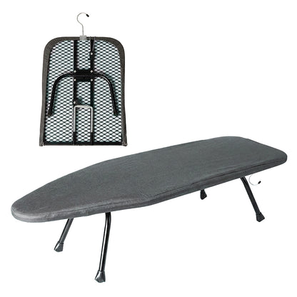 Levede Metal Table Ironing Board Folding Heat Resistant Cover 100% Cotton Pad — image 1