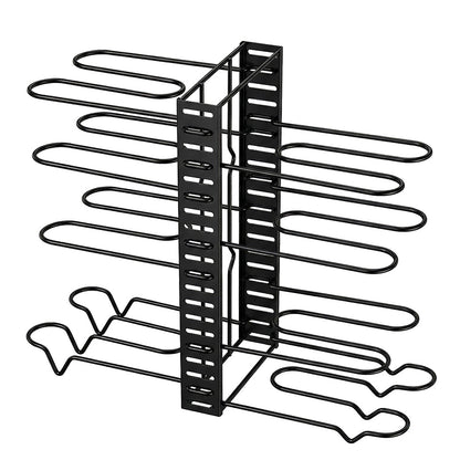 Toque Pot Rack Organizer 8 Tier Adjustable Pan Holder Kitchen Storage Shelves — image 1
