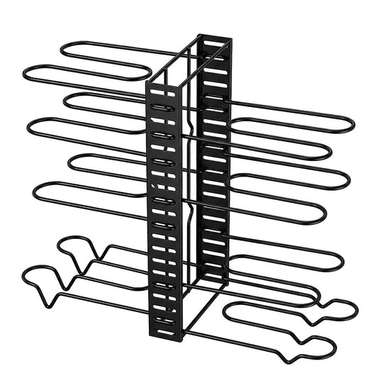Toque Pot Rack Organizer 8 Tier Adjustable Pan Holder Kitchen Storage Shelves — image 1