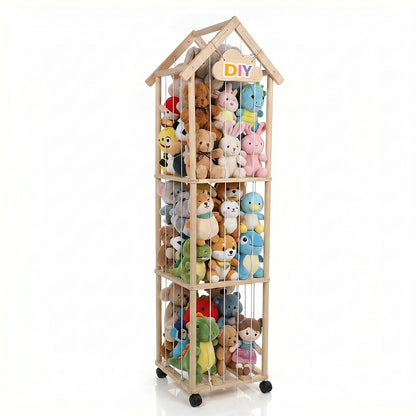 Levede Kids Toys Storage Tube Box Plush Doll Display Organiser 150cm x 40cm — image 1