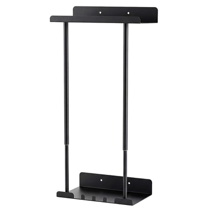 Levede Adjustable Towel Rack 3 Hooks Bathroom Towel Storage Holder Wall Mounted — image 1
