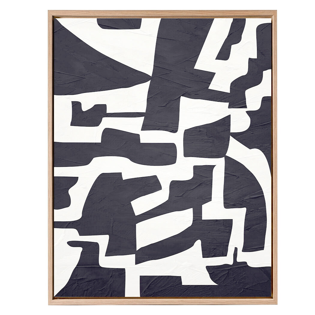 Yezi Modern Wall Art Canvas Abstract 80×120cm Framed Artwork Home Office Decor — image 2