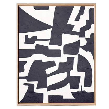 Yezi Modern Wall Art Canvas Abstract 80×120cm Framed Artwork Home Office Decor — image 2