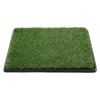 Pawz Dog Potty Tray with Grass Mat Washable Puppy Portable Training Toilet — image 2