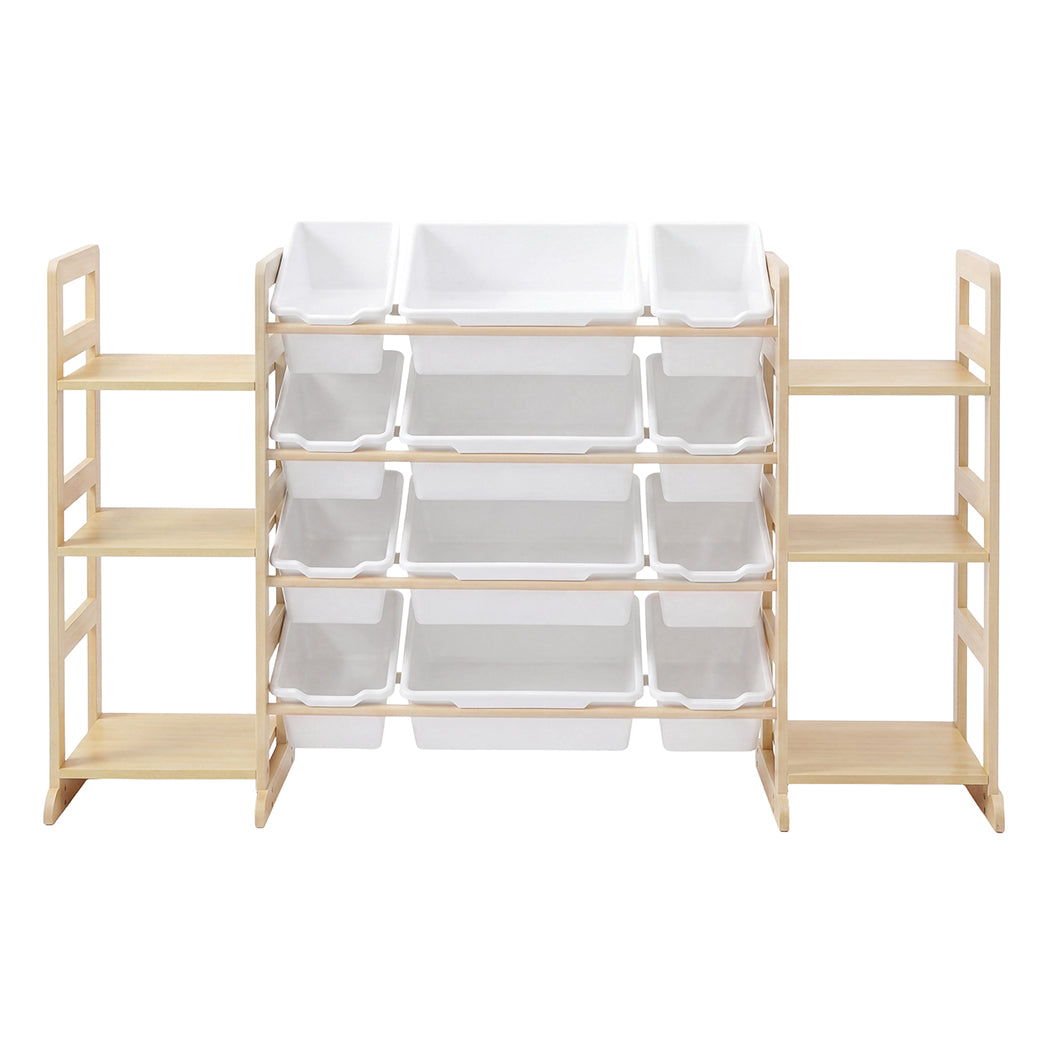 Levede Kids Toy Box Organiser 12 Bins 6 Shelves Display Storage Rack Playroom — image 2