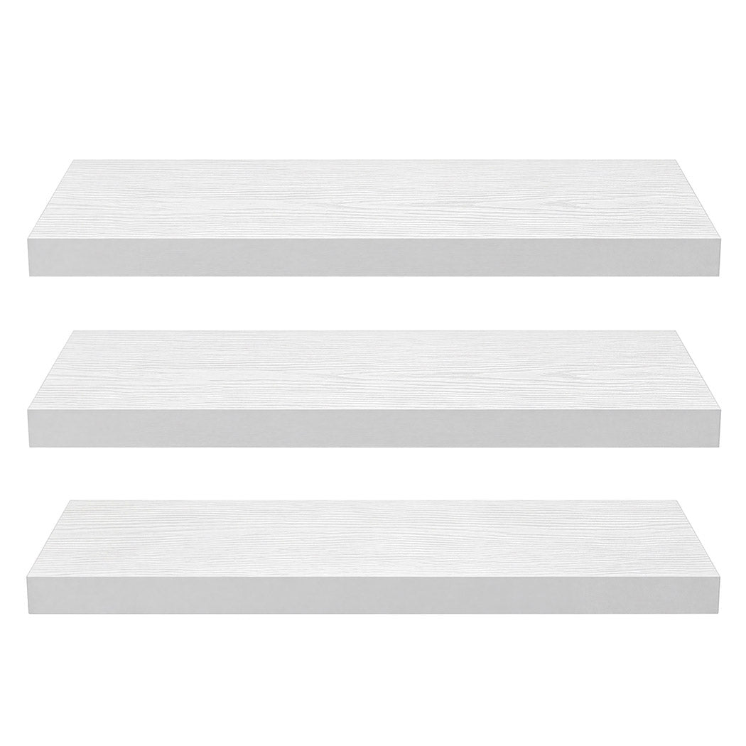 Levede Floating Wall Shelf 3 PCS DIY Wall Mounted Bookshelf Display Storage Rack — image 2