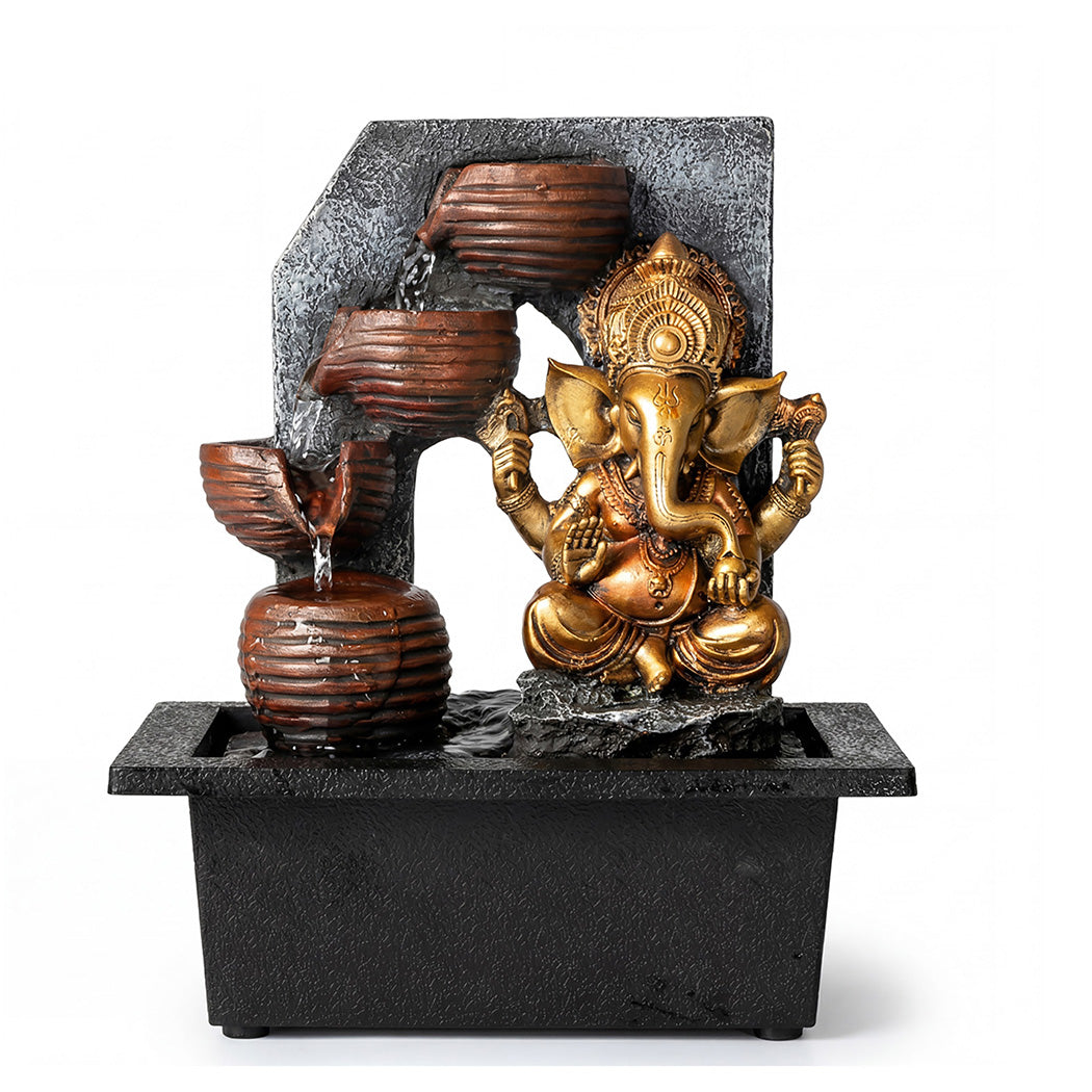 Spector Desktop Fountain LED Tabletop Zen Mini Water Fountain Office Living Room — image 2