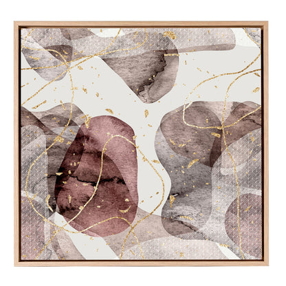 Yezi Wall Art Canvas Abstract 80×80cm Modern Framed Artwork Home Office Decor — image 2