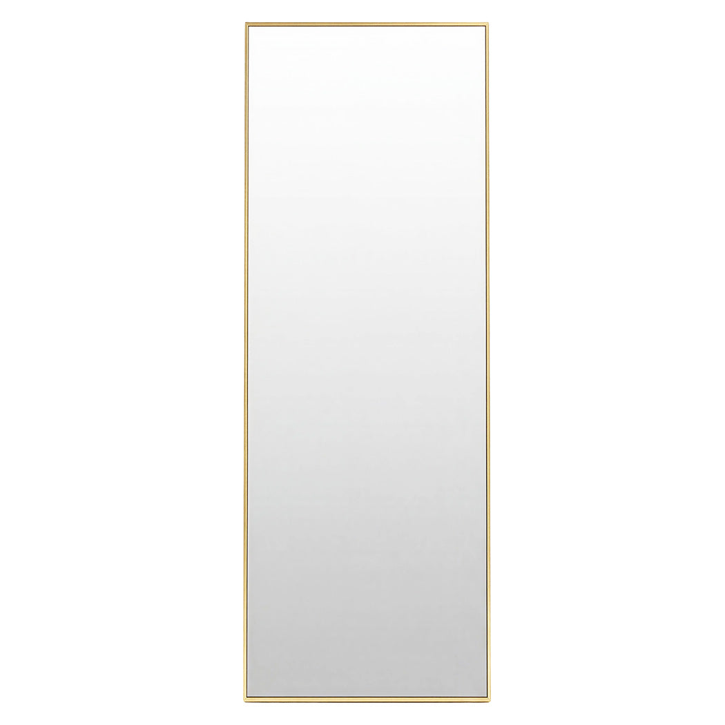 Yezi Rectangular Full Length Mirror 165x60cm Gold Standing Floor Wall Leaning — image 2