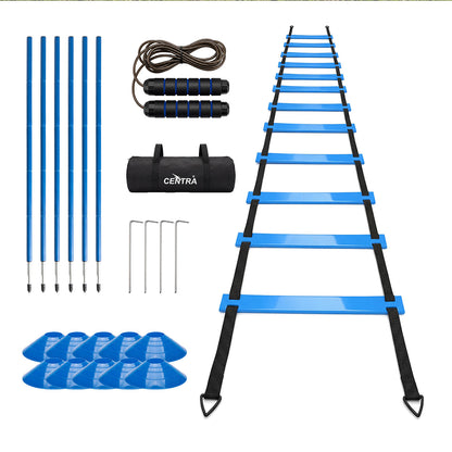 Centra Soccer Agility Training Poles Set Includes 6 Agility Poles Agility Ladder — image 2