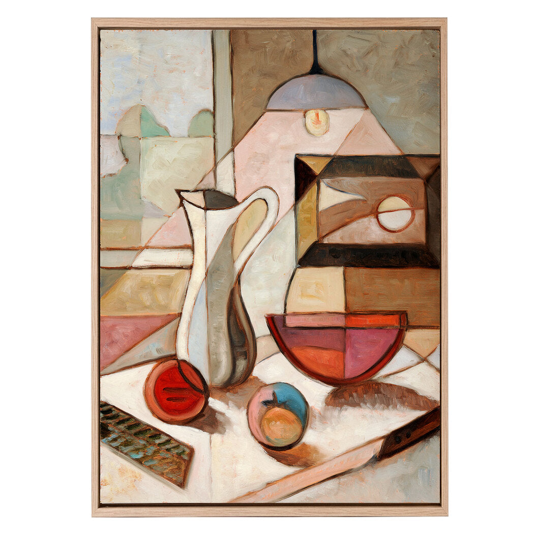 Yezi Modern Wall Art Canvas Abstract 70×100cm Framed Artwork Home Office Decor — image 2