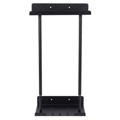 Levede Adjustable Towel Rack 3 Hooks Bathroom Towel Storage Holder Wall Mounted — image 2