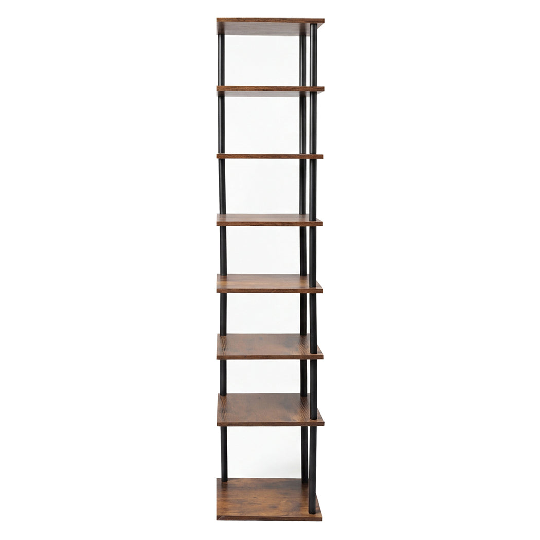 Levede Vertical Shoe Rack 8-Tier Space Saving Narrow Corner Organiser Storage — image 2