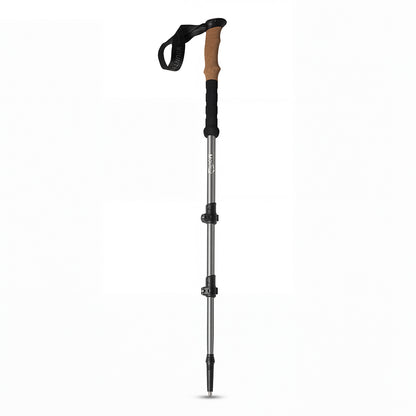 Mountview 2 Pcs Hiking Trekking Poles Walking Stick Adjustable Lightweight Grey — image 2