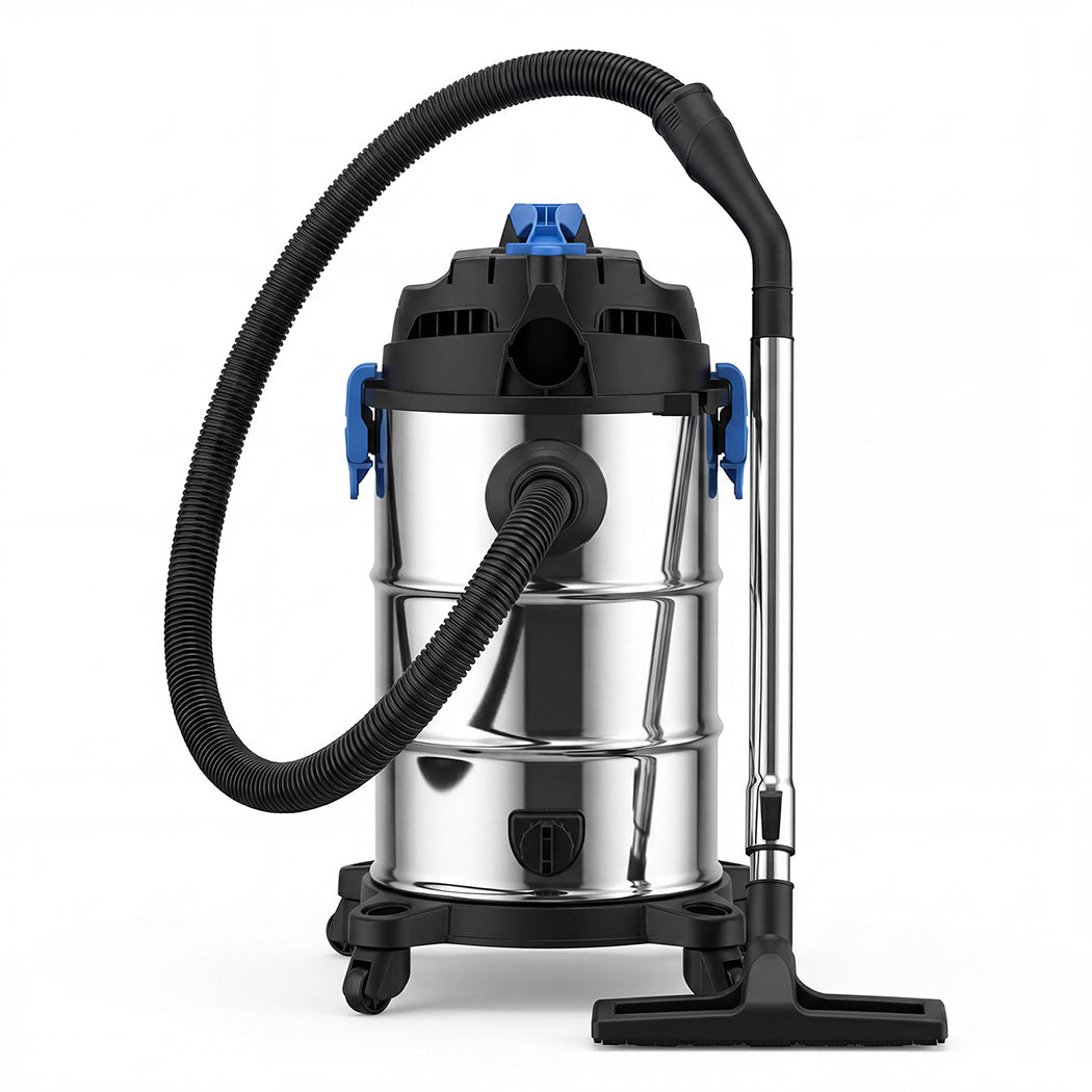 Spector 30L Wet Dry Vacuum Cleaner Blower Car Home Carpet Cleaning Portable — image 2