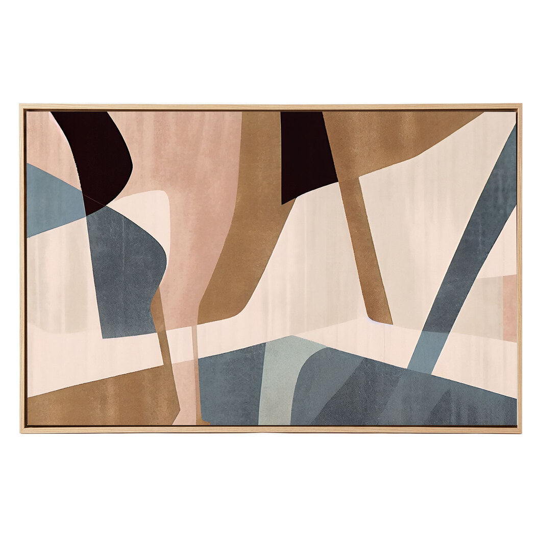 Yezi  Wall Art Canvas Modern Abstract 70×100cm Framed Artwork Home Office Decor — image 2