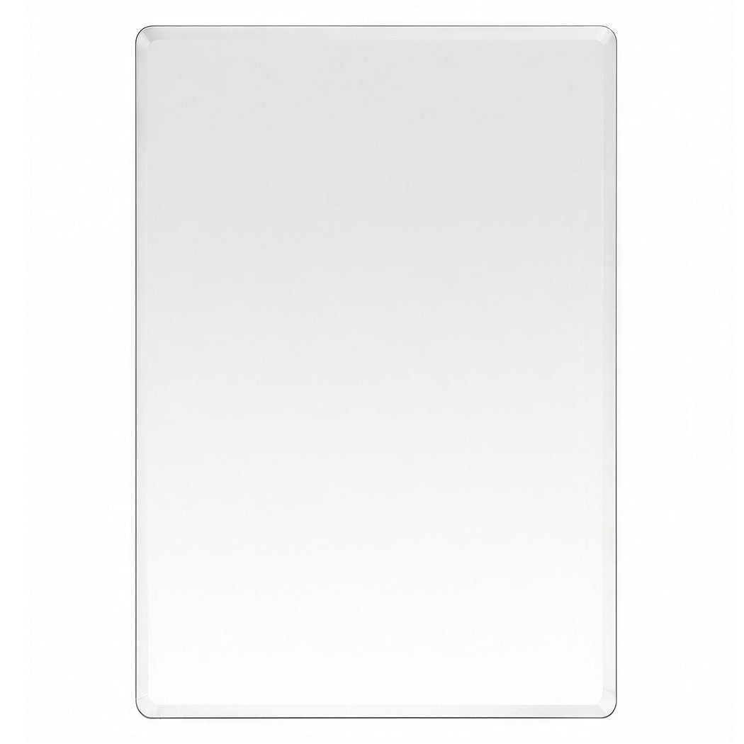 Yezi Wall Vanity Mirror Decorative Bathroom HD Glass Anti-explosion Frameless — image 2