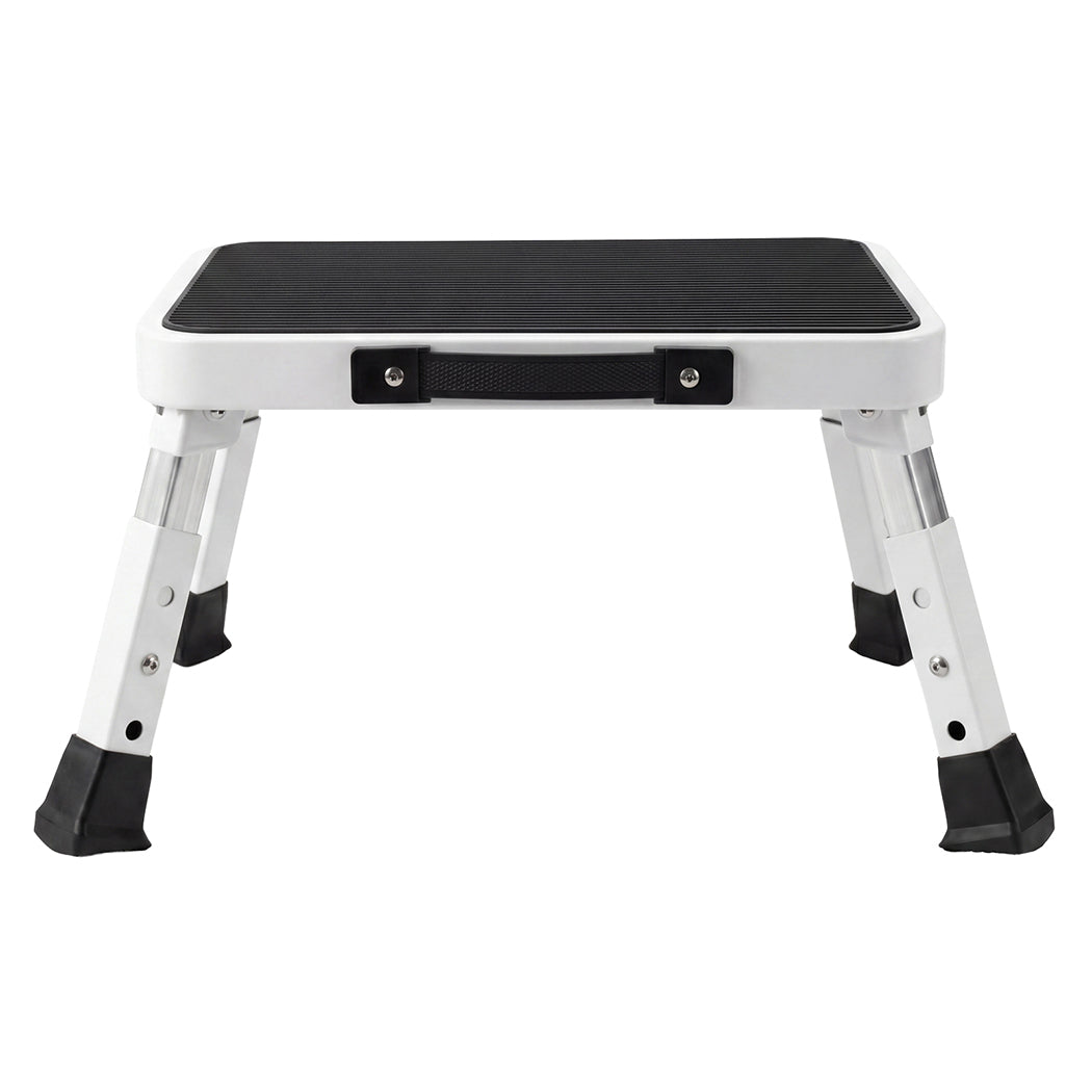 Levede Folding Aluminium Step Stool 150kg 3 Height Adjustable Portable Multi-Use — image 2