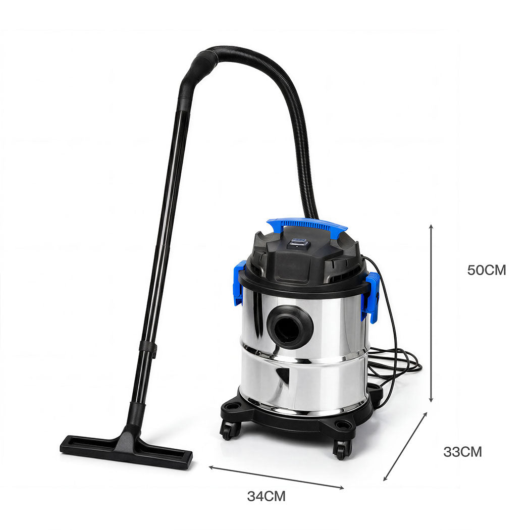 Spector 20L Wet Dry Vacuum Cleaner Blower Floor Carpet HEPA Filter Garage 1200W — image 3