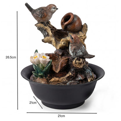 Spector Tabletop Water Fountain LED Colour Changing Bird Indoor Desktop AU Plug — image 3