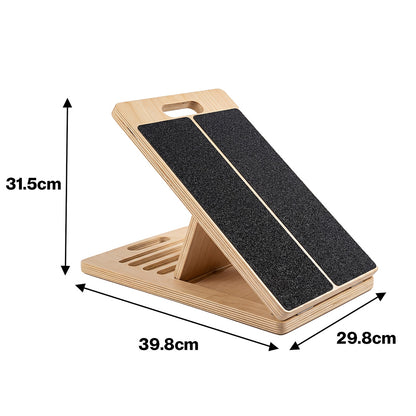 Centra Adjustable Wooden Slant Board Professional Incline Calf Stretcher Workout — image 3