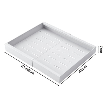 Toque Cabinet Organizer Drawer Shelf Pull Out 2Pcs Width-adjustable Kitchen — image 3