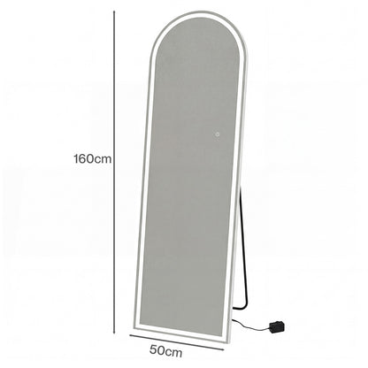 Levede 165cm Full Length Mirror Arched Dressing Mirrors Free Stand Wall Mounted — image 3