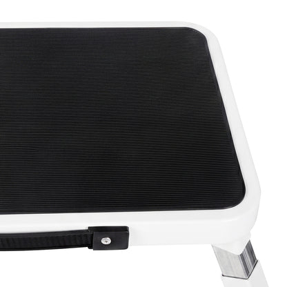 Levede Folding Aluminium Step Stool 150kg 3 Height Adjustable Portable Multi-Use — image 4