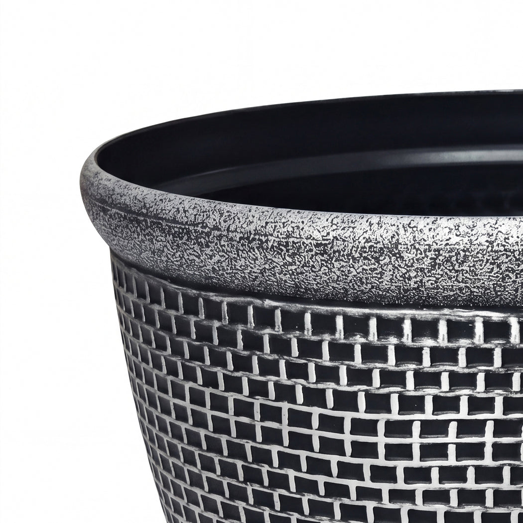 Toque Plastic Plant Pots 30cm Outdoor Garden Planter 2 Pcs With Drainage Holes — image 4