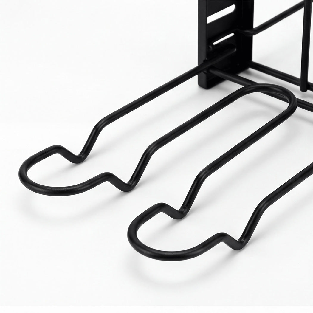 Toque Pot Rack Organizer 8 Tier Adjustable Pan Holder Kitchen Storage Shelves — image 4