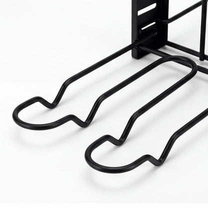 Toque Pot Rack Organizer 8 Tier Adjustable Pan Holder Kitchen Storage Shelves — image 4