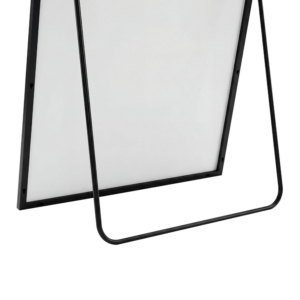 Yezi Rectangular Full Length Mirror 165x60cm Black Standing Floor Wall Leaning — image 4