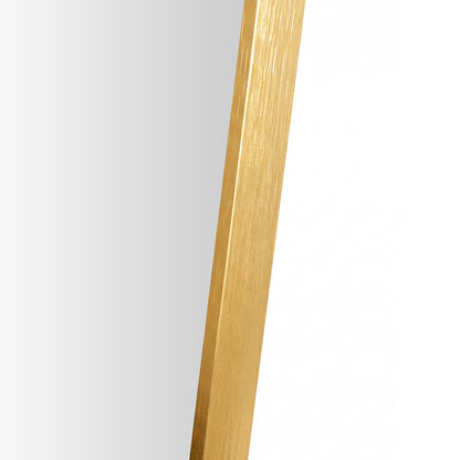 Yezi Rectangular Full Length Mirror 165x60cm Gold Standing Floor Wall Leaning — image 5