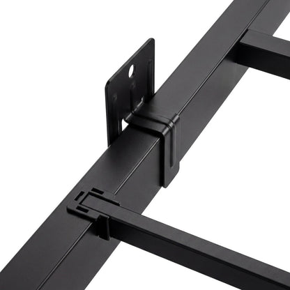Levede Floating Bed Frame Double LED USB Power Storage Headboard Metal Base — image 5