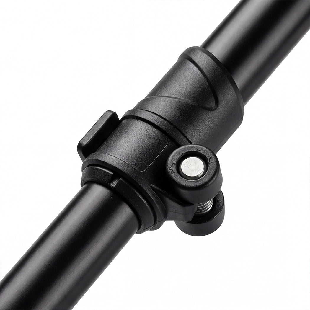 Mountview 2 Pcs Hiking Trekking Poles Walking Stick Adjustable Lightweight Black — image 5