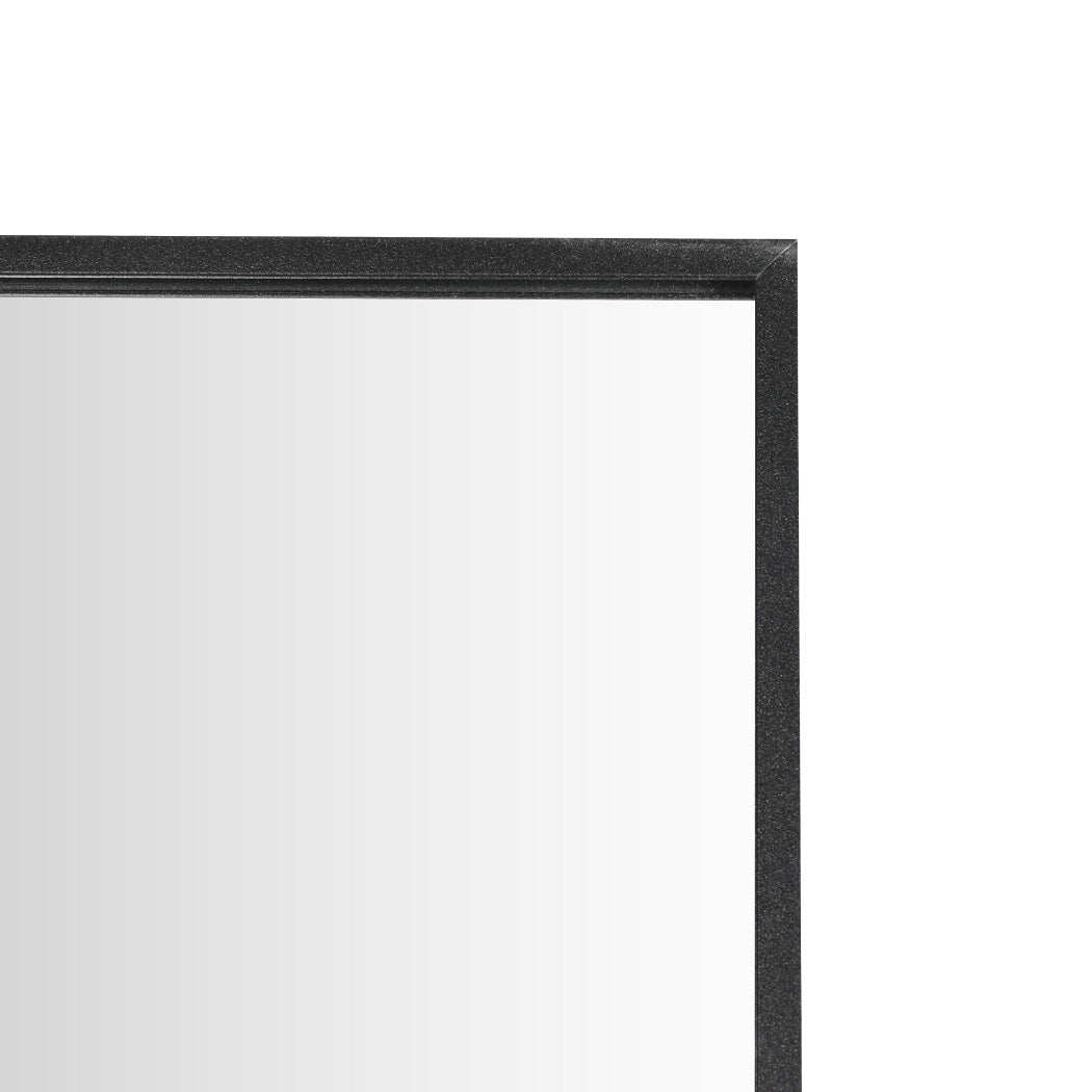 Yezi Rectangular Full Length Mirror 165x60cm Black Standing Floor Wall Leaning — image 6